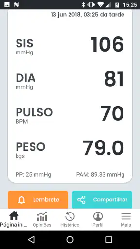 SmartBP Pressão Arterial screenshot