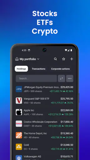 Snowball Analytics: Stocks screenshot