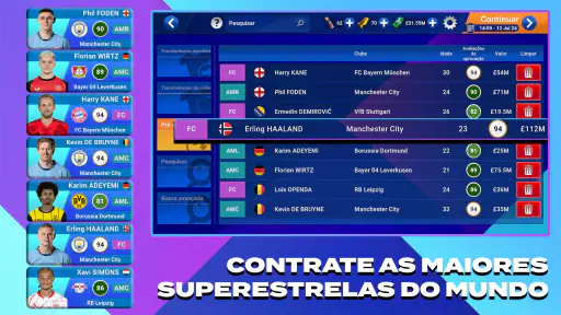 Soccer Manager 2025 - Futebol screenshot