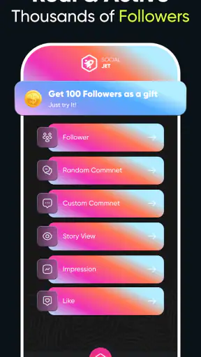 Social Jet - Followers & Likes screenshot