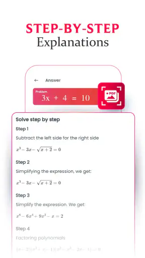 Solucionador de matemáticas AI screenshot