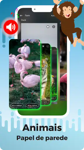 Som de animais:Papel de parede screenshot