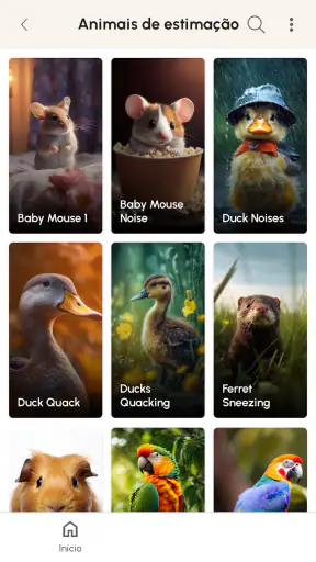 Sons de animais e toques screenshot