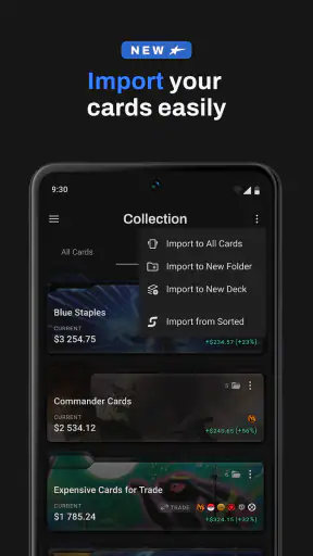 Sorted: TCG Collection Manager screenshot