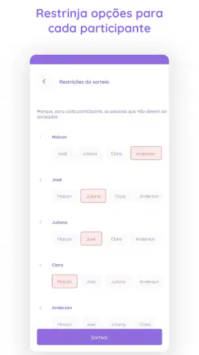 Sorteio Amigo Secreto screenshot