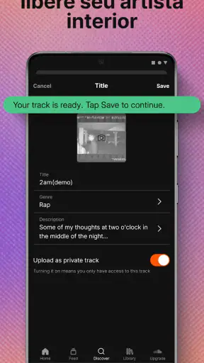 SoundCloud - música e áudio screenshot