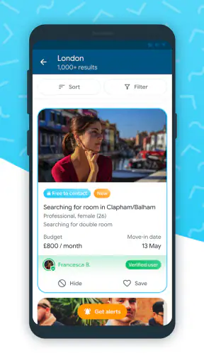 SpareRoom UK screenshot