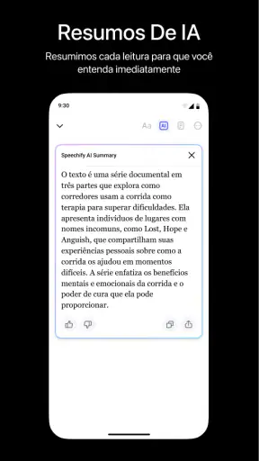 Speechify: Leitor de Voz IA screenshot