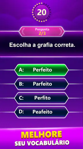 Spelling Quiz - Jogo de trivia screenshot