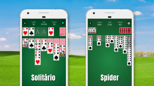 Spider Solitaire Jogo Clássico screenshot
