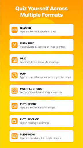Sporcle screenshot
