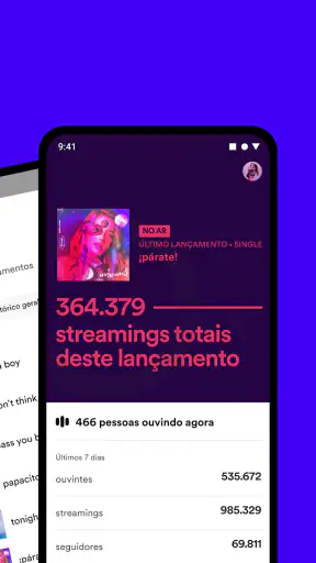 Spotify for Artists screenshot