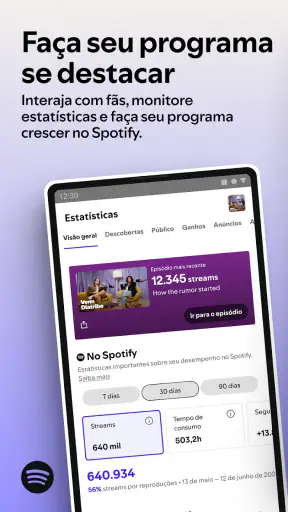 Spotify for Creators screenshot