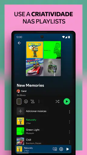Spotify: música e podcasts screenshot