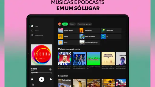 Spotify: música e podcasts screenshot