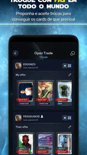 Star Wars Card Trader by Topps screenshot