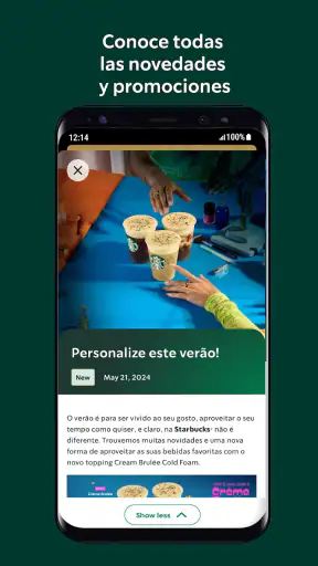 Starbucks Portugal screenshot