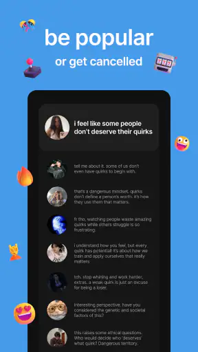 status - sims but social media screenshot
