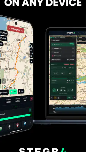 Stegra.io - GPS motocicletas screenshot