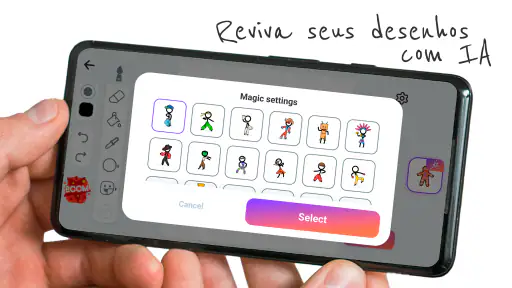 Stickman: desenhar animação screenshot