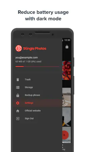 Stingle Photos screenshot
