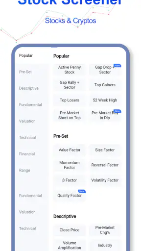 Stock Screener  bolsa, valores screenshot