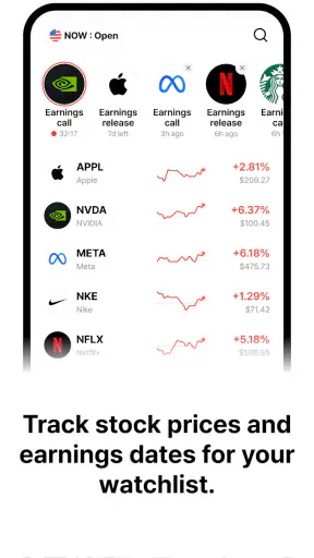 StockNow – Earnings Call, News screenshot