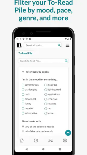 StoryGraph screenshot