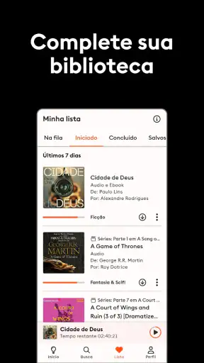 Storytel: Audiolivros e livros screenshot
