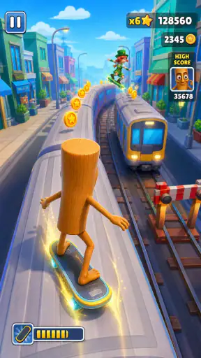 Subway Rush: Corrida Infinita screenshot