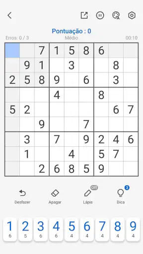 Sudoku - sudoku Quebra-cabeça screenshot