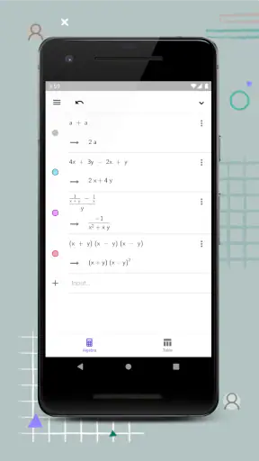 Suíte GeoGebra Calculadora screenshot