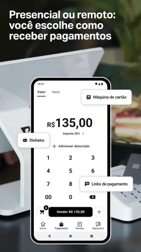 SumUp: maquininha, pix, conta screenshot