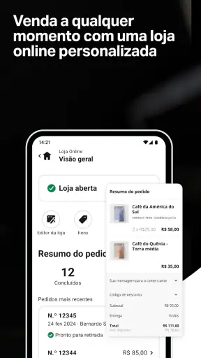 SumUp: maquininha, pix, conta screenshot