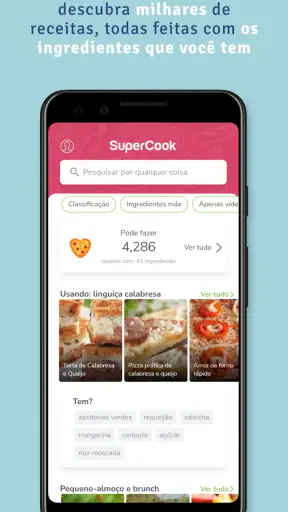 SuperCook Gerador de Receitas screenshot