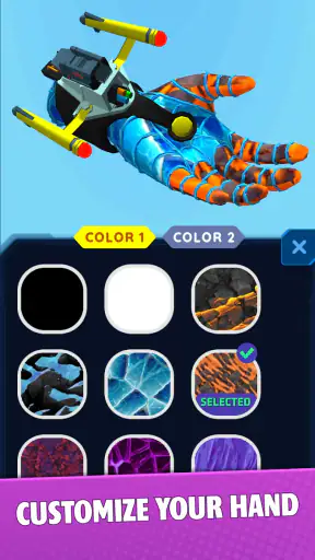 Superhero Hand Run screenshot