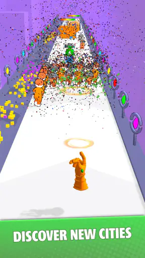 Superhero Hand Run screenshot