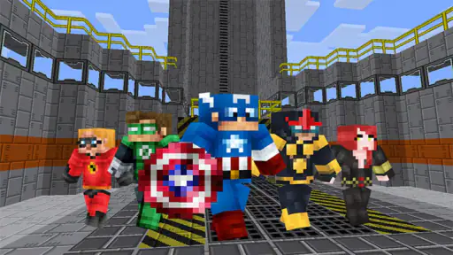 Superheroes mod Minecraft screenshot