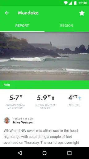 Surfline Surf Reports/Forecast screenshot