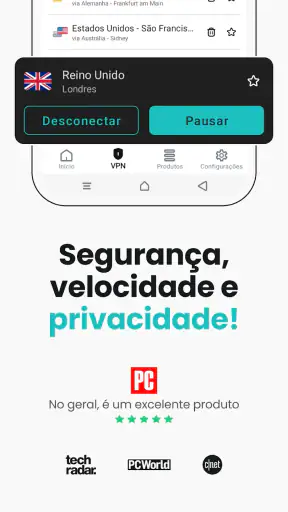 Surfshark VPN Brasil Veloz screenshot