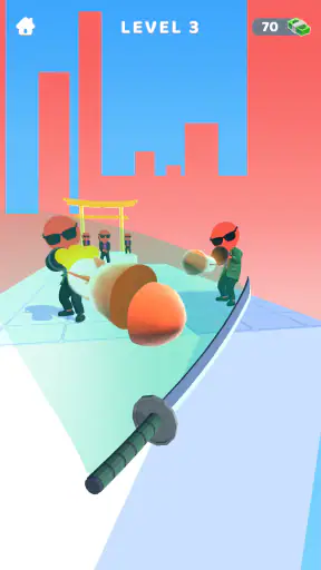 Sword Play! Jogo de ninja 3D screenshot
