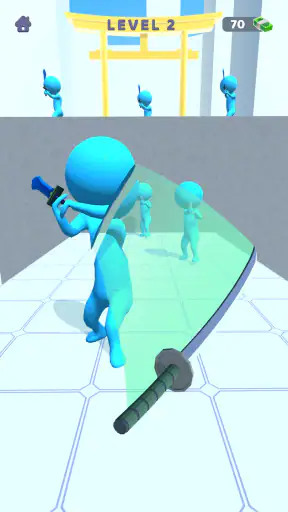 Sword Play! Jogo de ninja 3D screenshot
