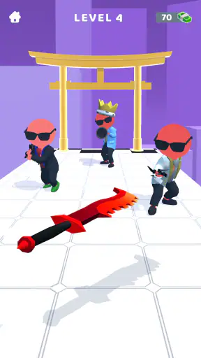 Sword Play! Jogo de ninja 3D screenshot