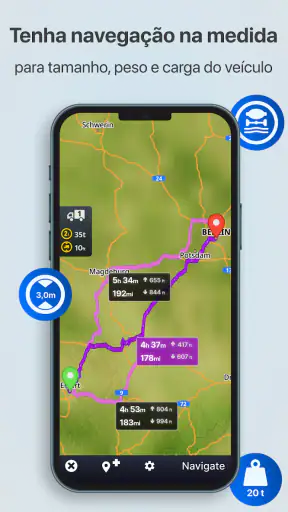 Sygic GPS Truck & Caravan screenshot