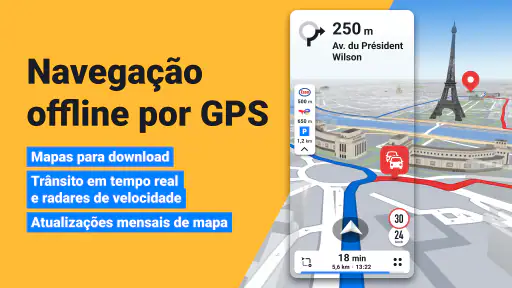Sygic Navegação por GPS, Mapas screenshot