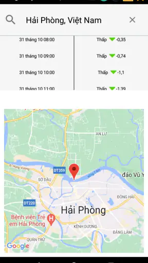 Tábua De Marés App screenshot