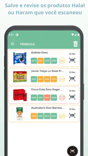 Scanner Halal: Verifique Já screenshot