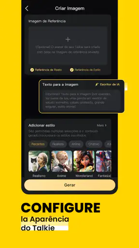 Talkie: IA Personalizada screenshot