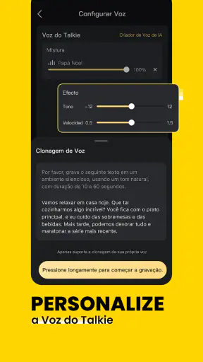 Talkie: IA Personalizada screenshot