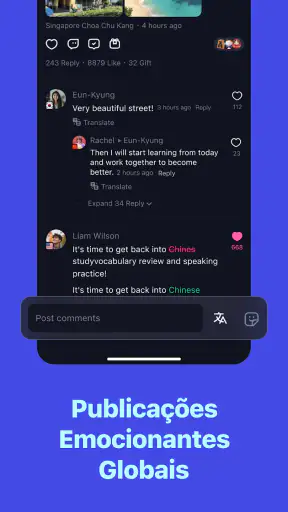 TalkIn - AprendizagemdeIdiomas screenshot